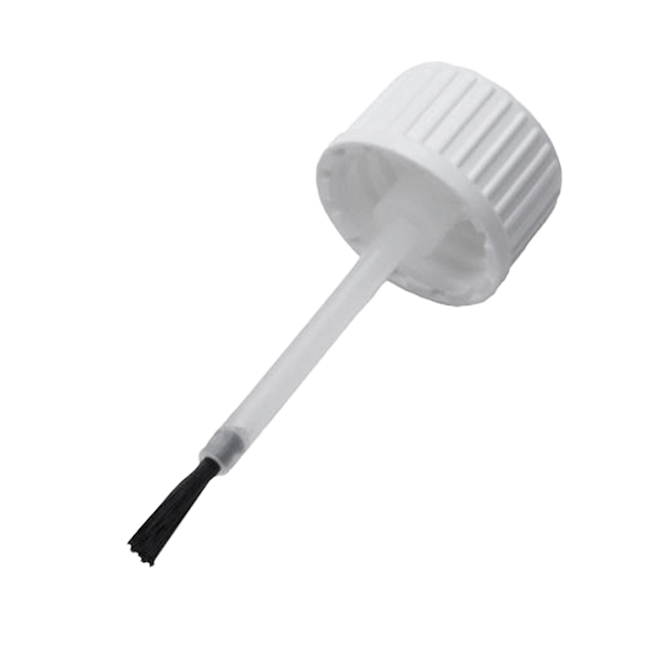 Cap with brush GL18 10 ml white